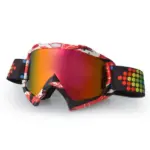 Óculos Motocross polarizados com lentes intercambiáveis e proteção 100% UV - Image 2